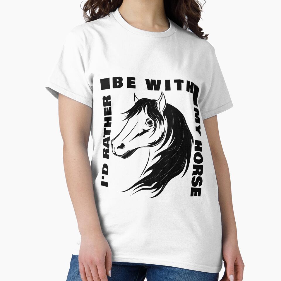 I'd Rather Be With My Horse by Laidart