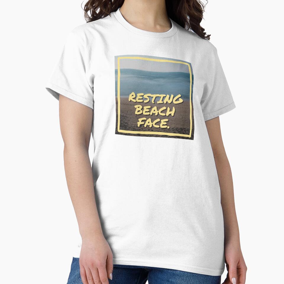 Resting Beach Face - Beach Lover Design. by JoseyMiles