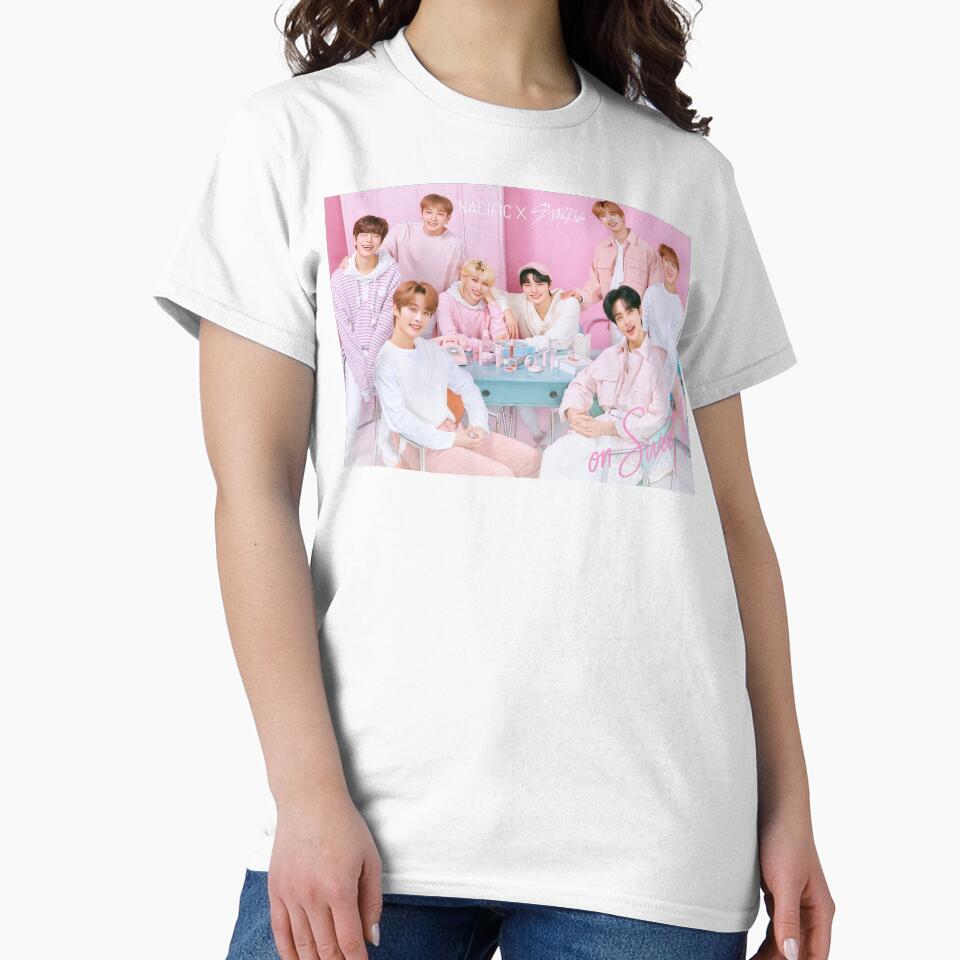 Stray Kids pink cute poster you make stray kids stay skz skzoo kpop bang chan lee know changbin hyunjin han felix seungmin IN 5 star karma dominate tour by Kpop-Noona