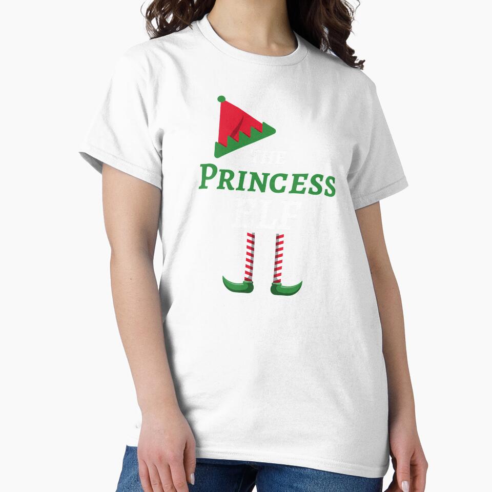 The Princess Elf matching family Christmas by HolidayTees