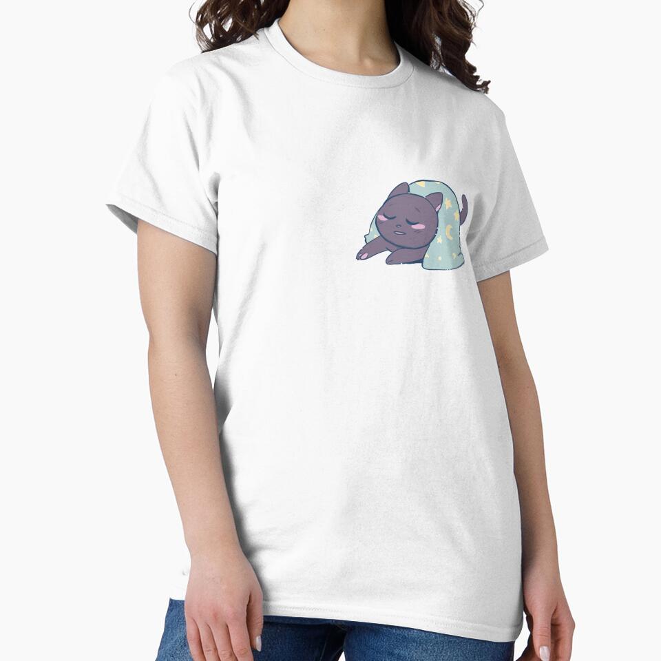 Sleeping cat pajamas sleeping baby cat by TheKittyDrew