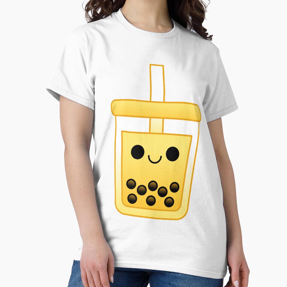 kawaii yellow boba tea by kittybox