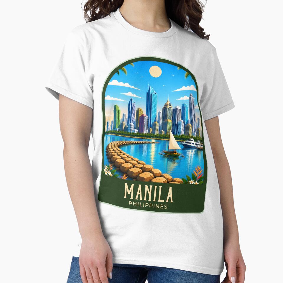 Manila Vintage Travel Illustration by HomeLivingCo