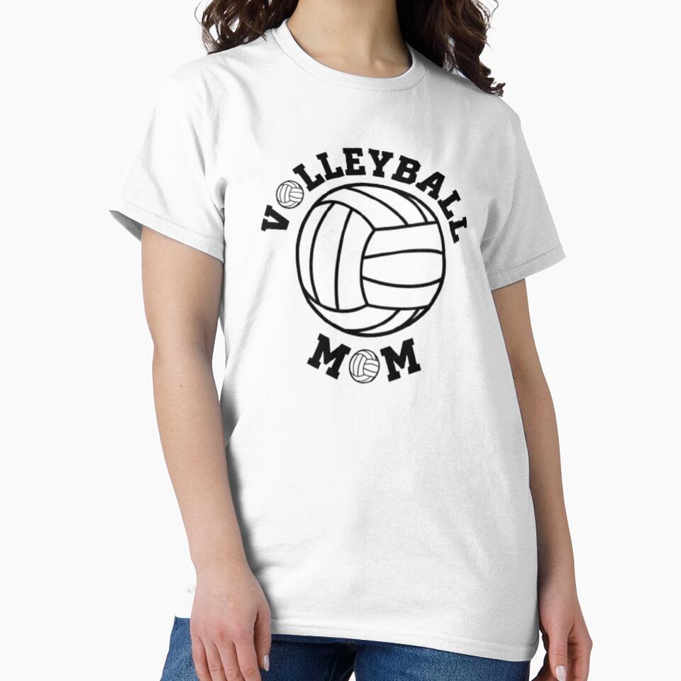 Volleyball Mom by TiffanyTTees