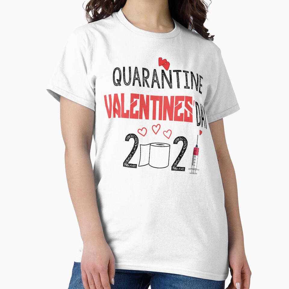 Happy Quarantined Valentine 2021 Toilet Paper Heart Couples by Heddar Badreddine