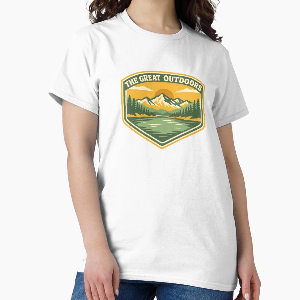 Vintage Mountain Lake The Great Outdoors by SplashTastic