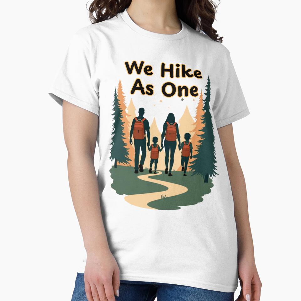We Hike As One (Family Backpacking) by PerkzPrints