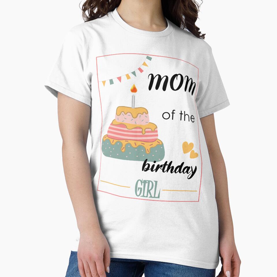 Mom of Birthday Girl Cake by VikiQuick
