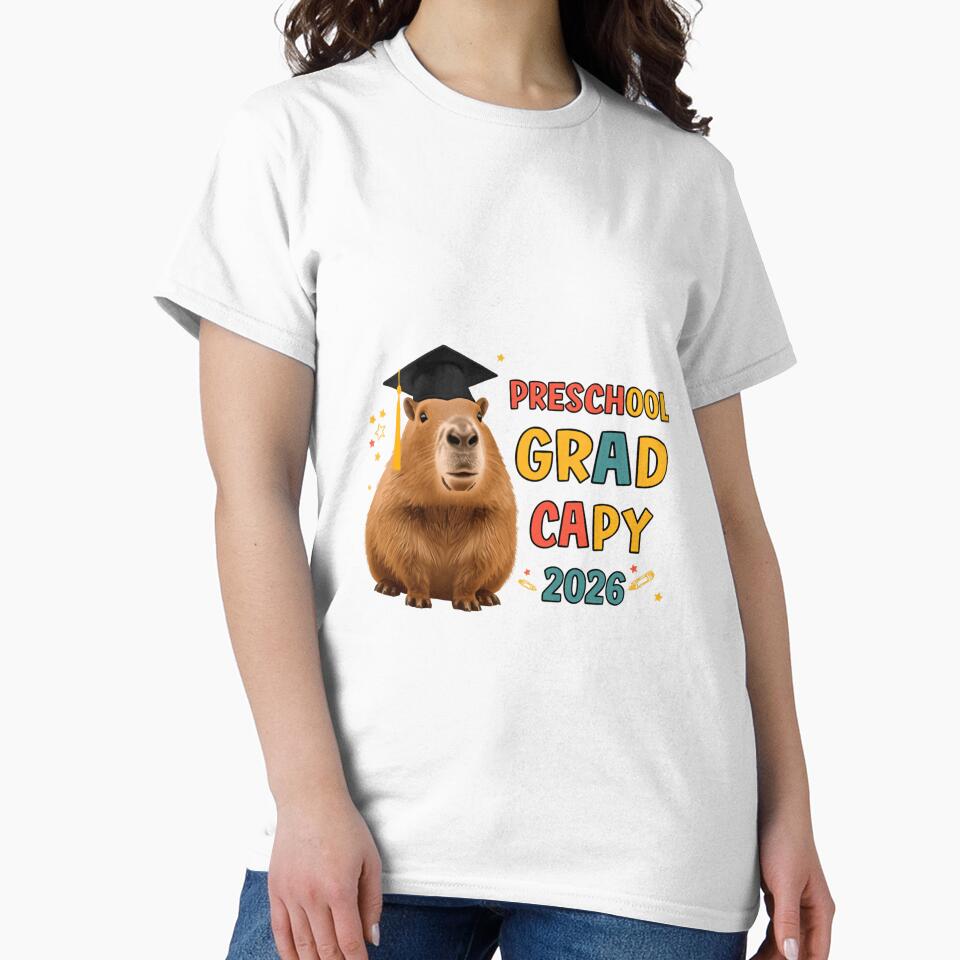Preschool Grad Capy 2026 Preschooler Capybara Graduation Student by JonesFlora2025