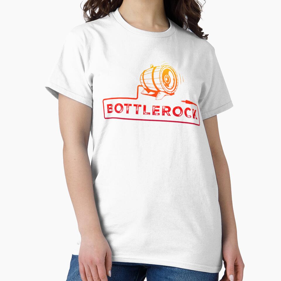 Bottlerock Festival Shirt, Cap, Sticker, Bottle and Pin Best New Cool, Funky and Colorful Shirt, Cap, Sticker, Bottle and Pin Design 2022 Bottlerock Festival by BasicBeachCR