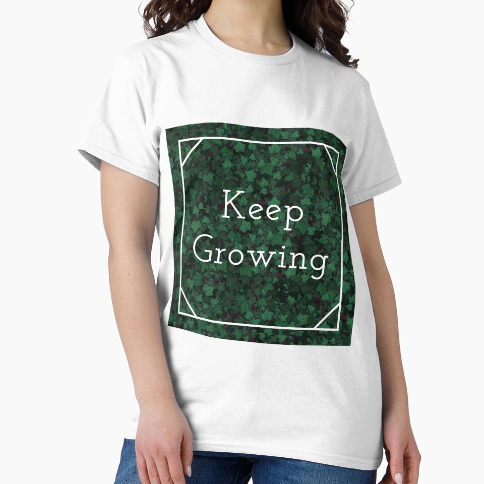 Keep Growing Motivational Print by Pippin Truman