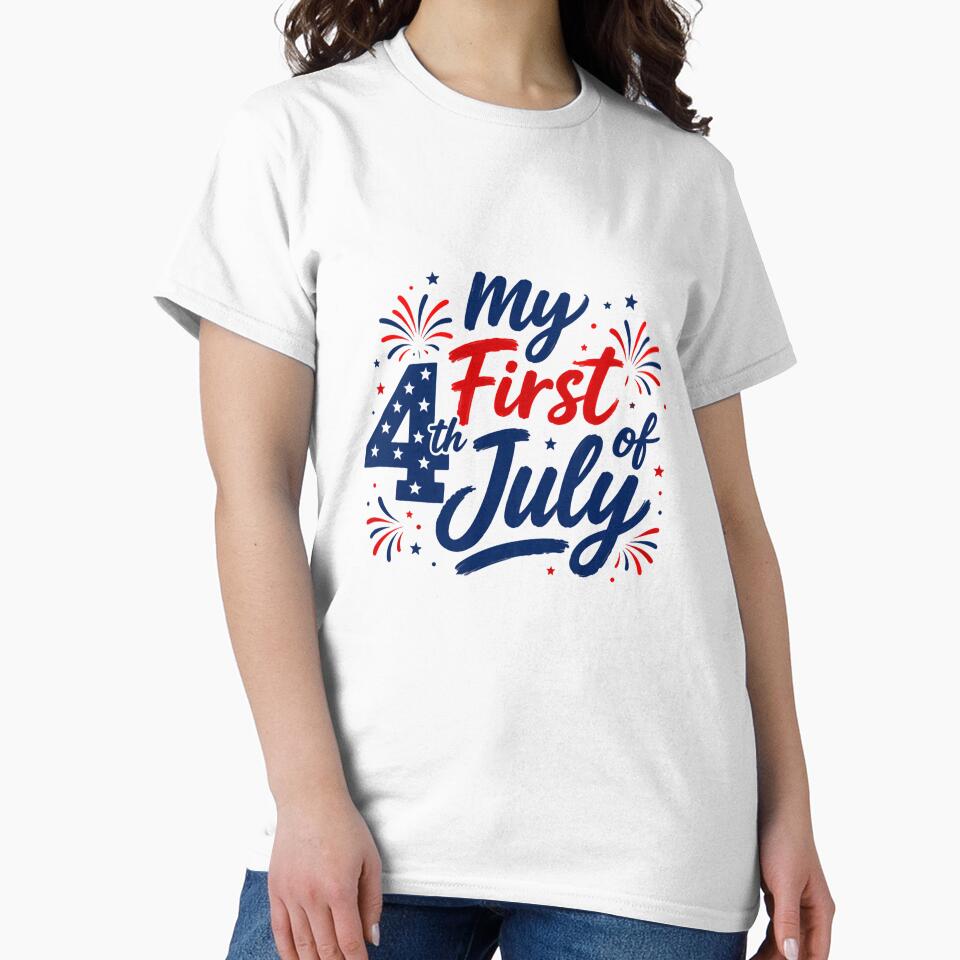 My First 4th Of July Baby Independence Day Newborn by RetroMini2026