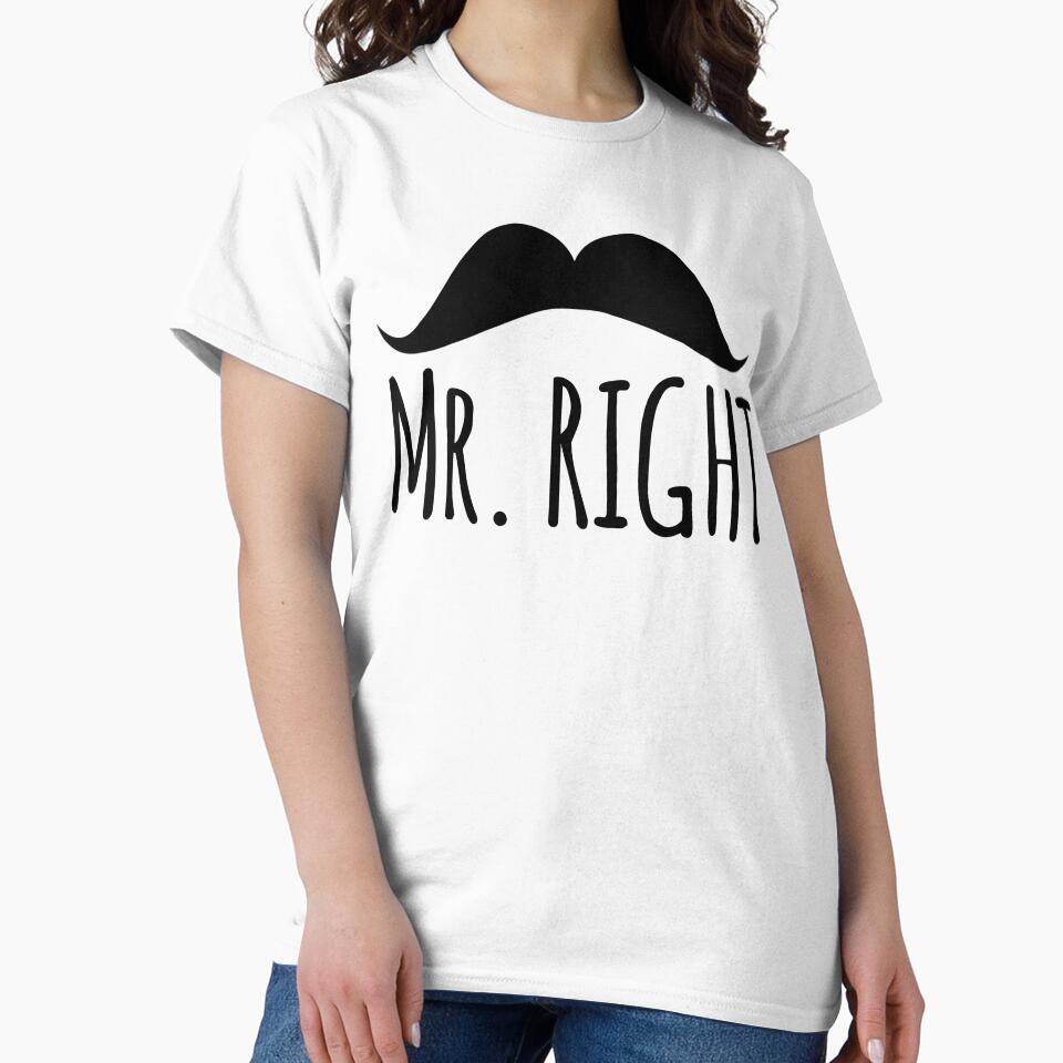 Mr. Right Couple Shirt by kyuzki