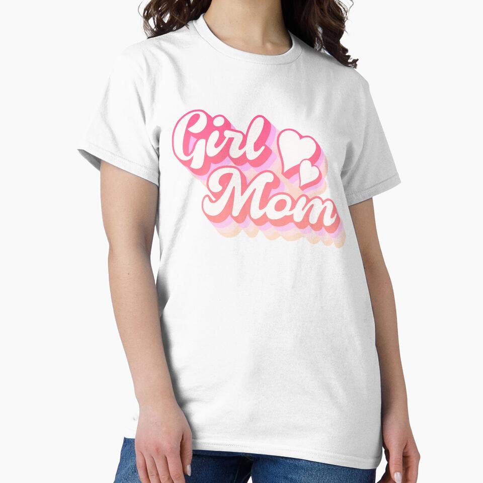 Retro Pink Girl Mom by SUJIN KIM
