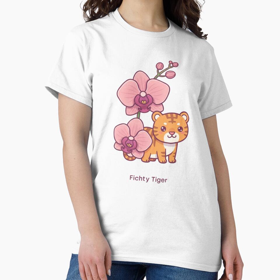 Fichty tiger classic tshirt by anandsiva2703