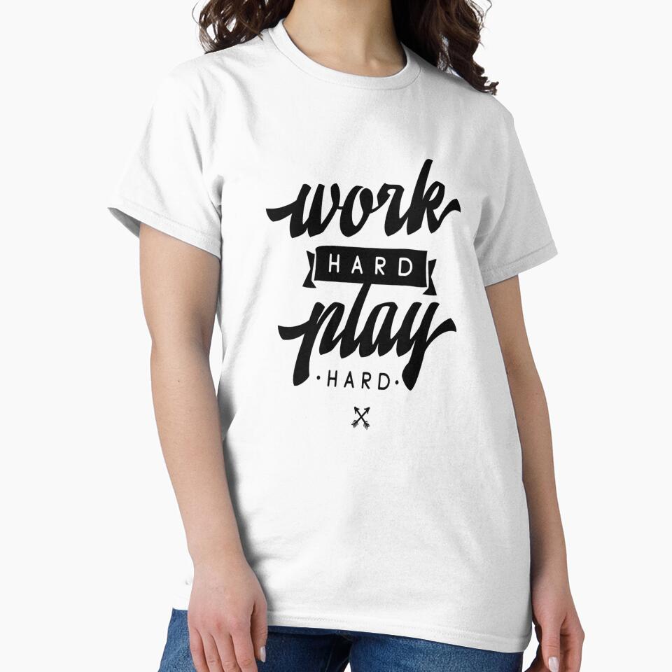 Work Hard Play Hard Inspirational Quotes56 by PBNCreations