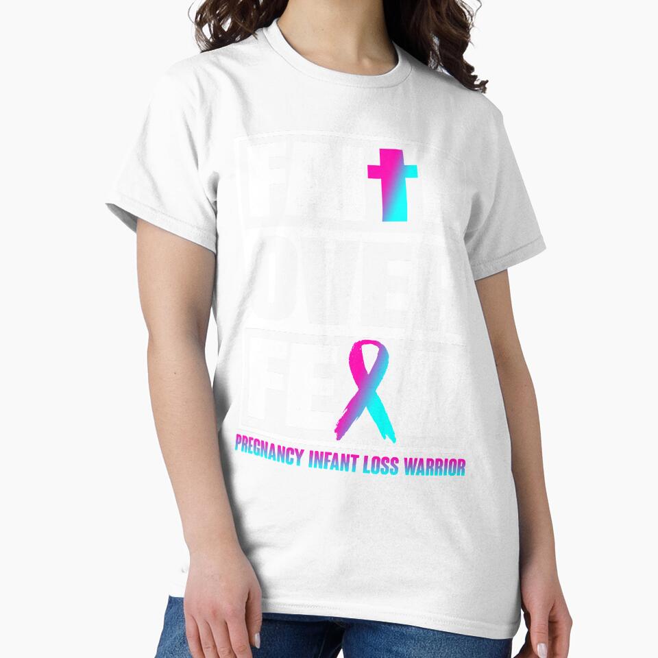 Faith Over Fear Pregnancy Infant Loss Awareness by Gillosina