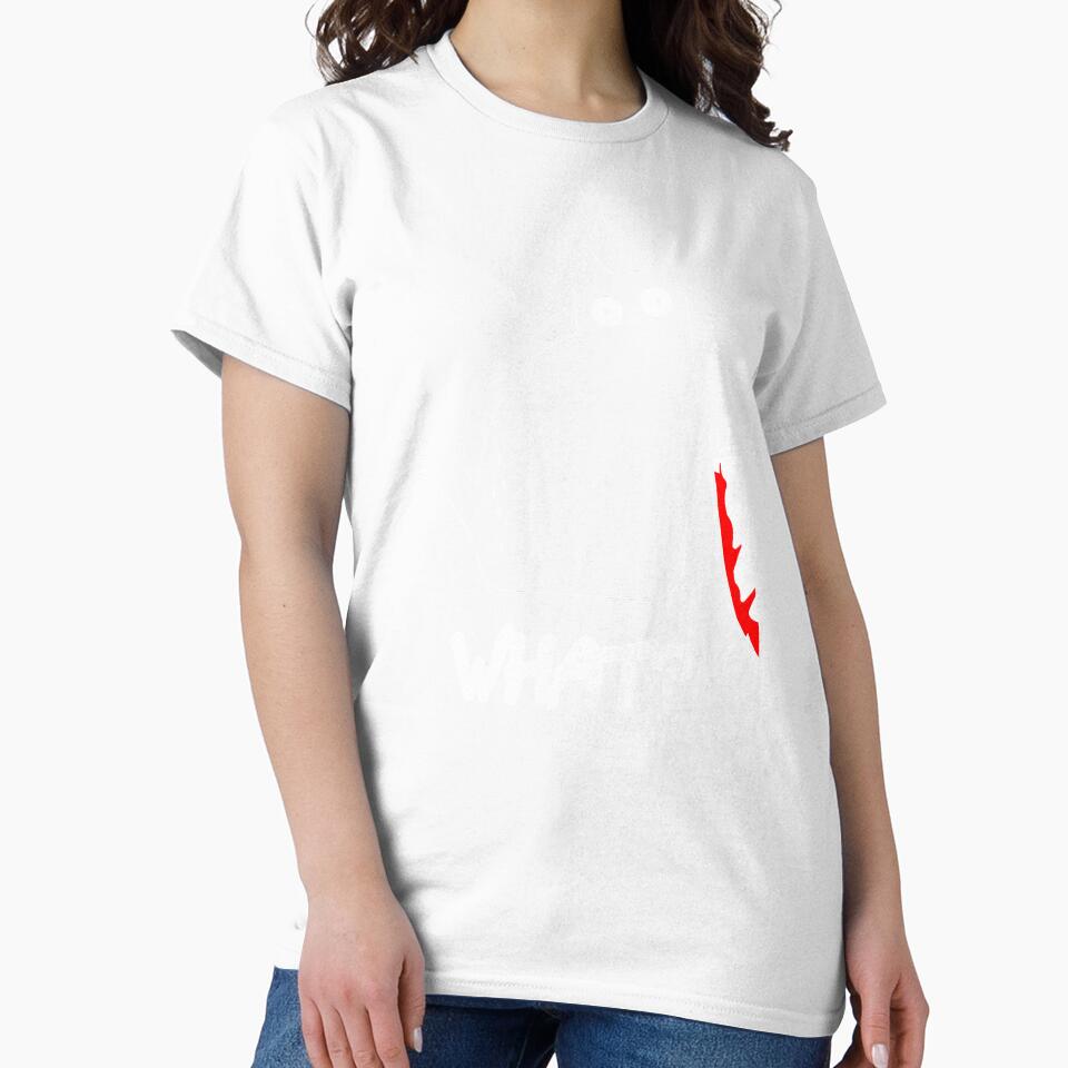 Funny Black Cat WHAT? - Murderous Cat Holding Knife - Dark by cxytees