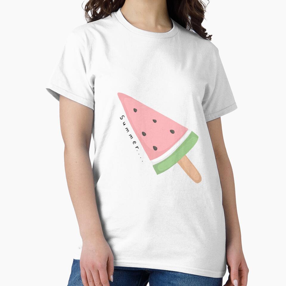 Watermelon ice cream for summer by Sanaura