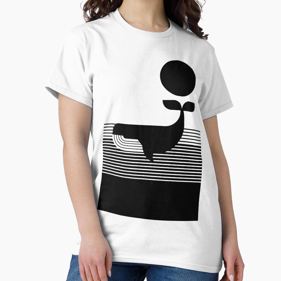 Whale illustration by SurfolioPrints