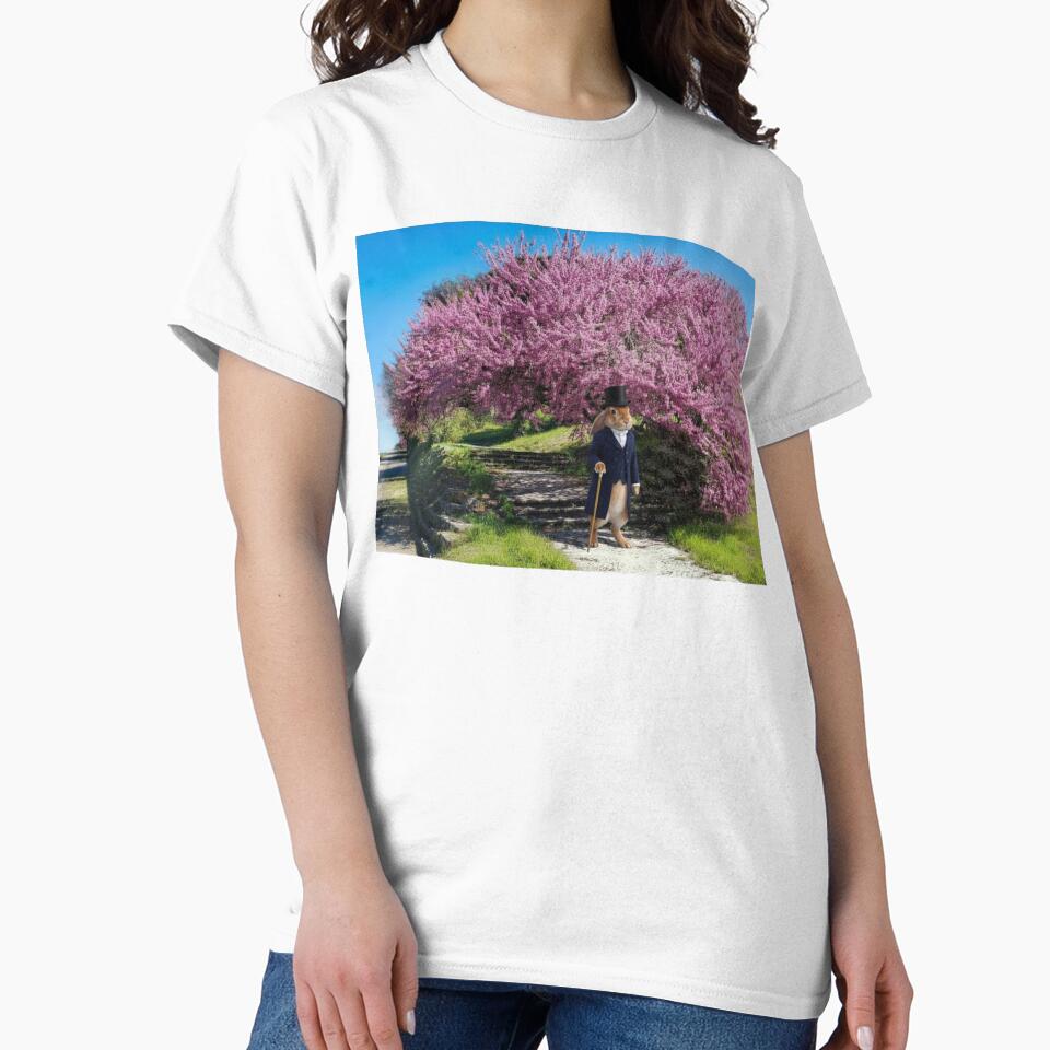 The Gentleman Rabbit Beneath the Judas Tree by pasalagabriela