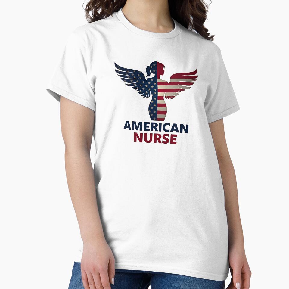 American Nurse Shirt – Patriotic 4th of July Healthcare Tee by SNW-Collective