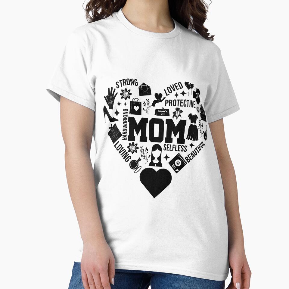 Mama Heart icons, Blessed Mom, Mom Shirt, Mom Life, Mother's Day, Mom, Gift for Mom, Cut File Cricut, Silhouette by smyniartco