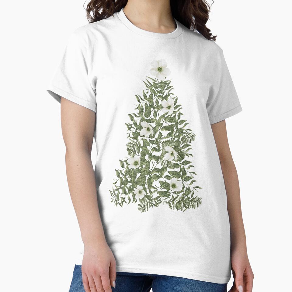 Floral Christmas Tree by Pavnud