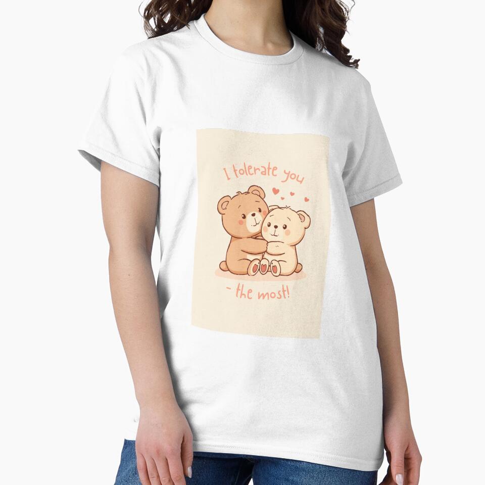 Cute Bear Couple I Tolerate You The Most by SoftMoon