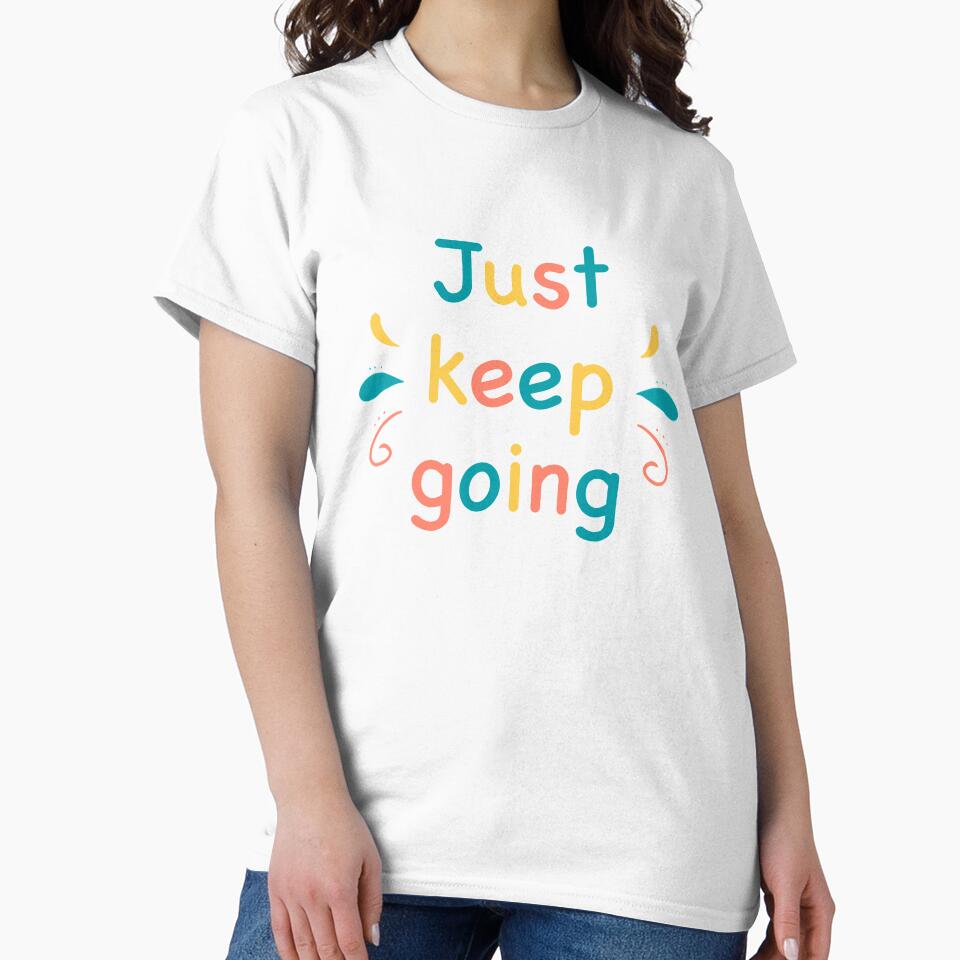 Just keep going typography by JokeGysen