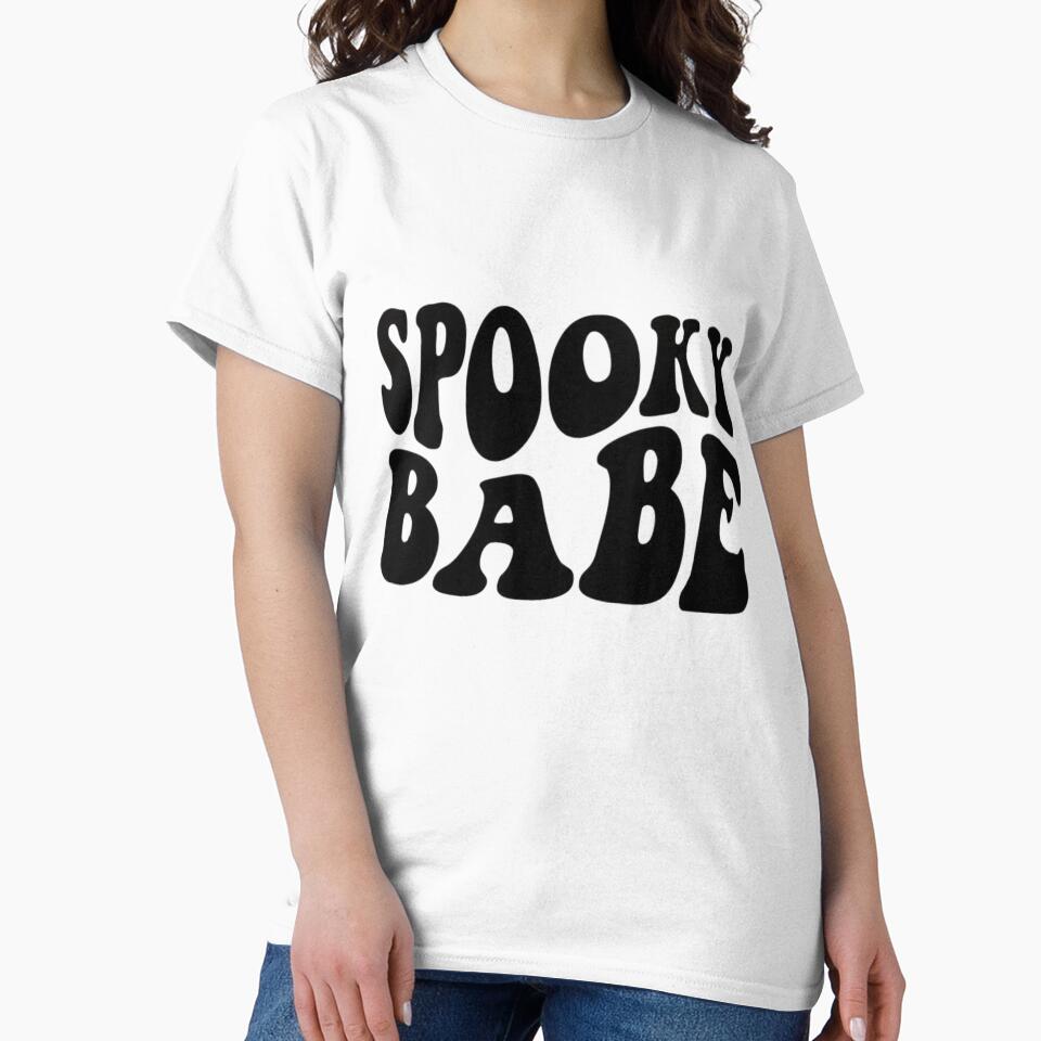 spooky babe, halloween groovy retro autumn atmosphere by Sophistical