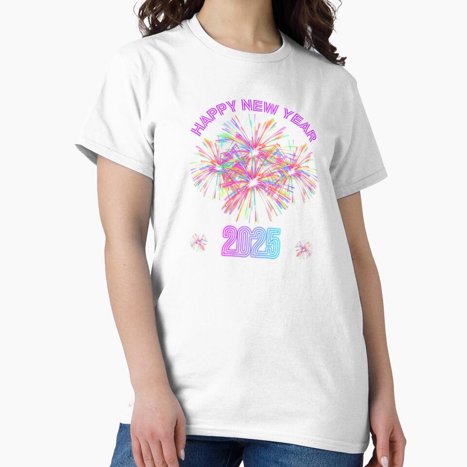 Happy New Year 2025 in neon lights by MargoMalej