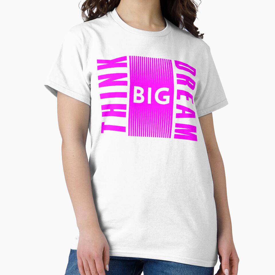 Think Big Dream Big - Motivational Quotes by S Cube Design