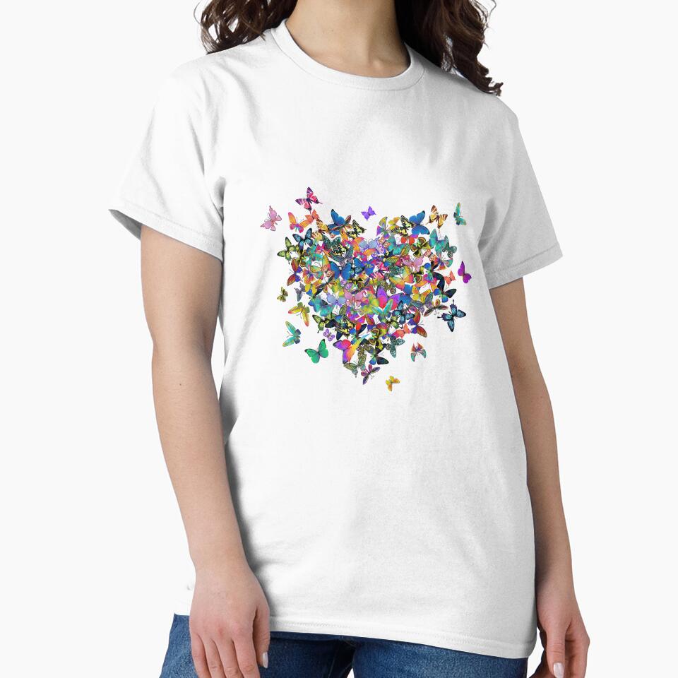Colorful Butterflies Heart by MGdezigns