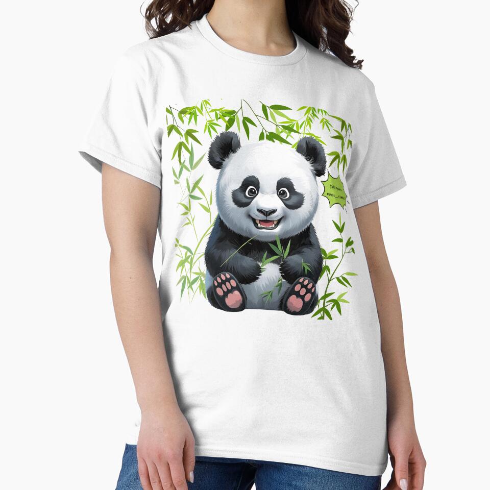 Funny panda bear by lunadesignsmoon