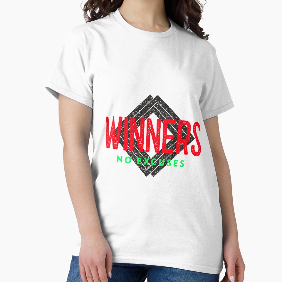 Winners No Excuses by BLAKVERSE DESIGNS