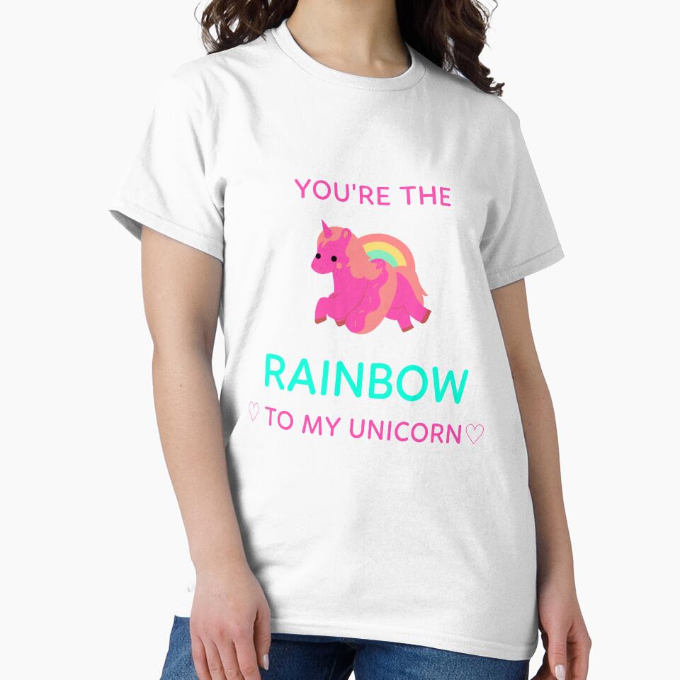 You're The Rainbow to My Unicorn Queer Valentine by TrackinDaTrends