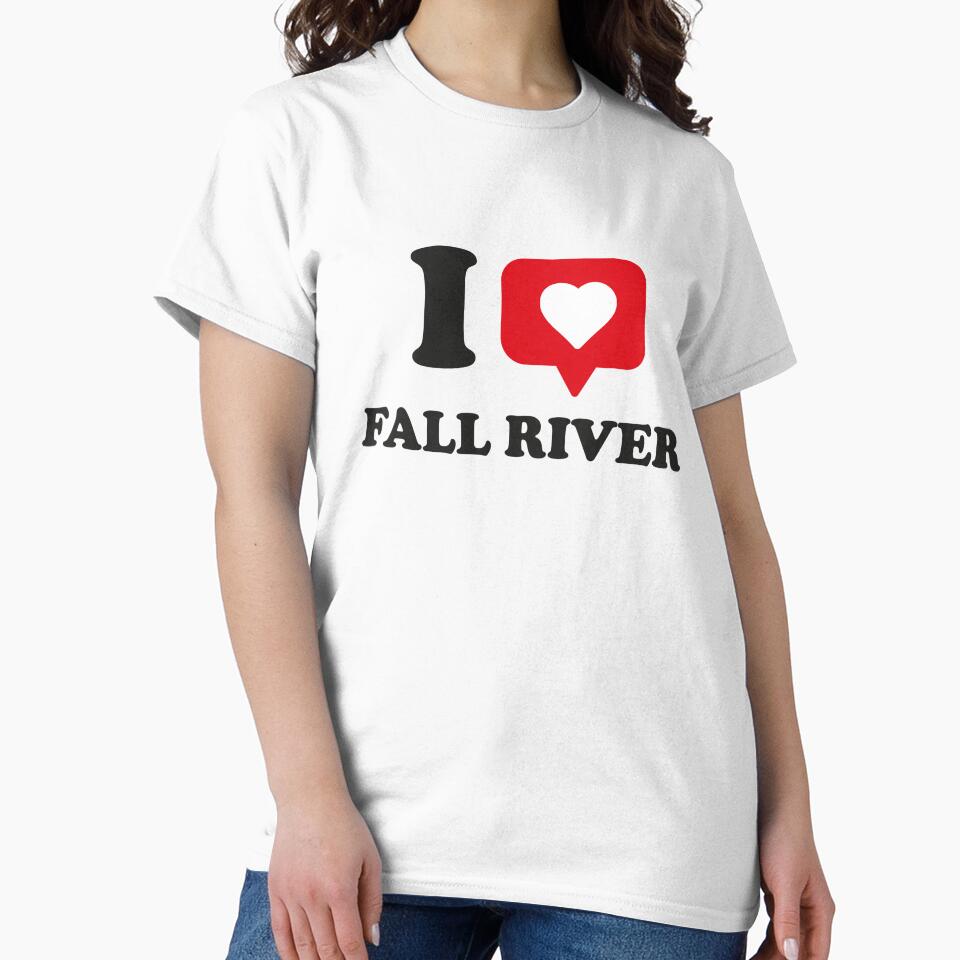 I Love Fall River, I Heart Fall River, Hometown Fall River, Massachusetts by Danylo Mikhnievych