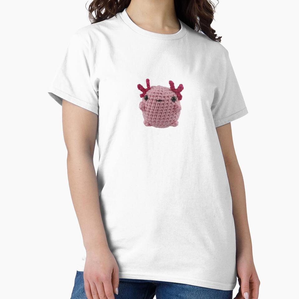 Cute crochet axolotl by Created by Aia