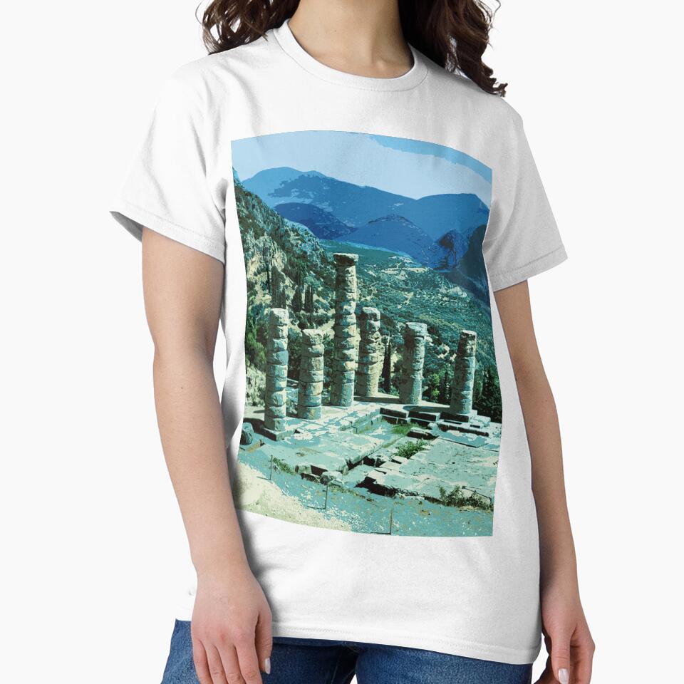 Travel Posters_Visit Delphi_Greece. by FanitsaArt