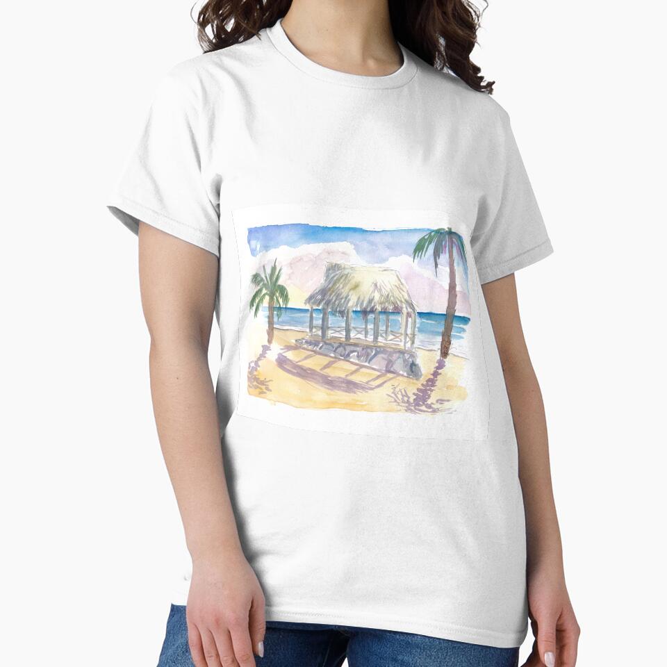 Tropical Tiki Beach Hut in Fiji by artshop77