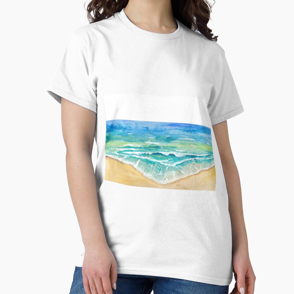 Tropical Sea Waves and Sandy Beach by artshop77