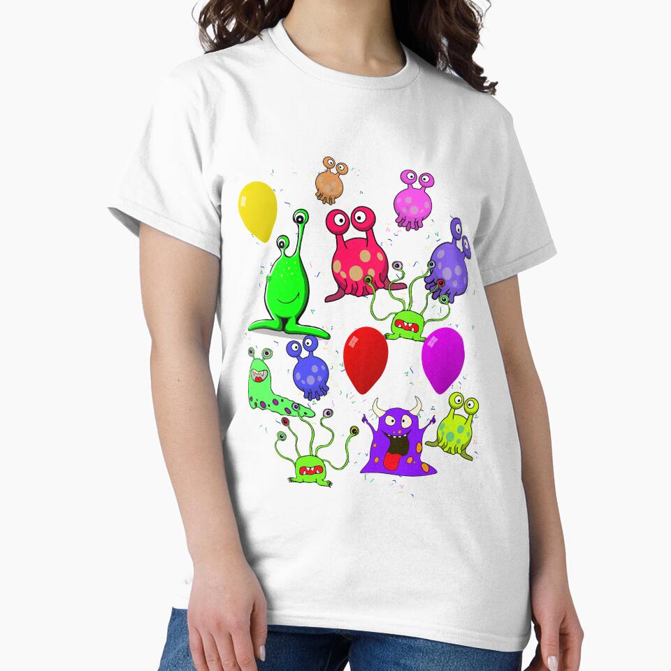 Alien Art - Party with Aliens Pattern by Gravityx9