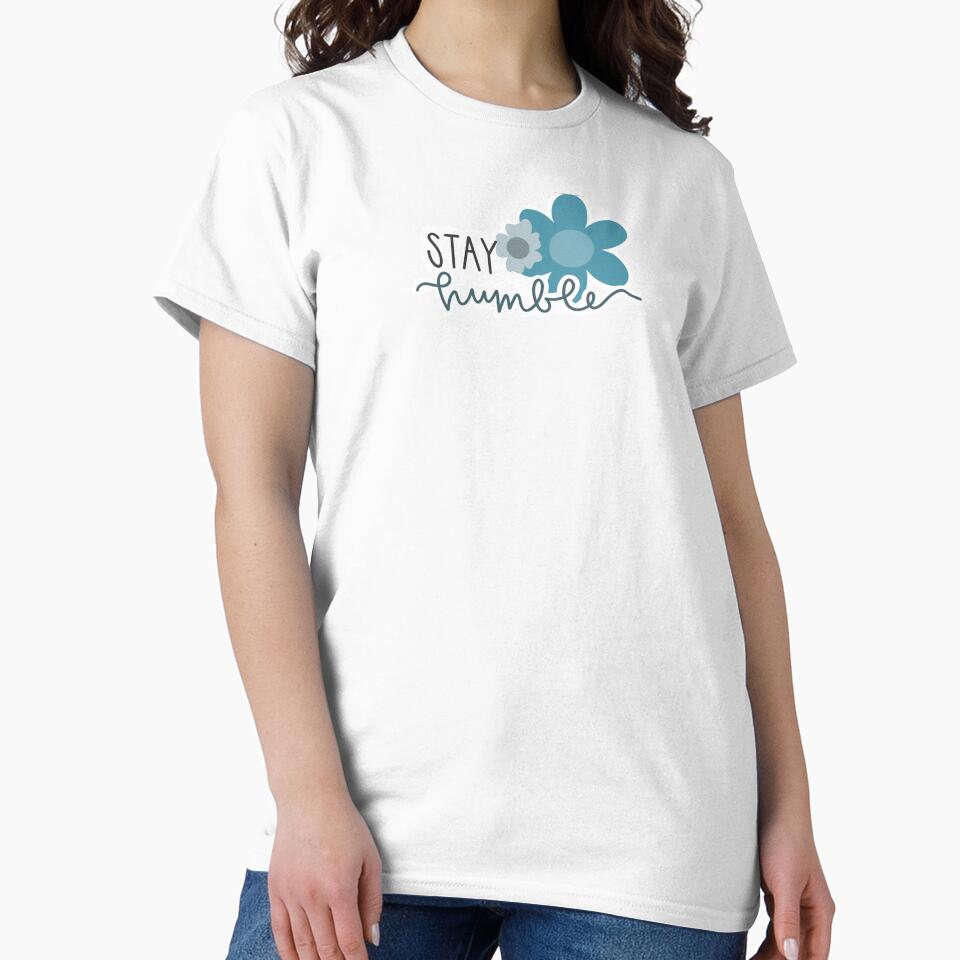 Stay Humble With Muted Blue Flowers by kaylasbubble