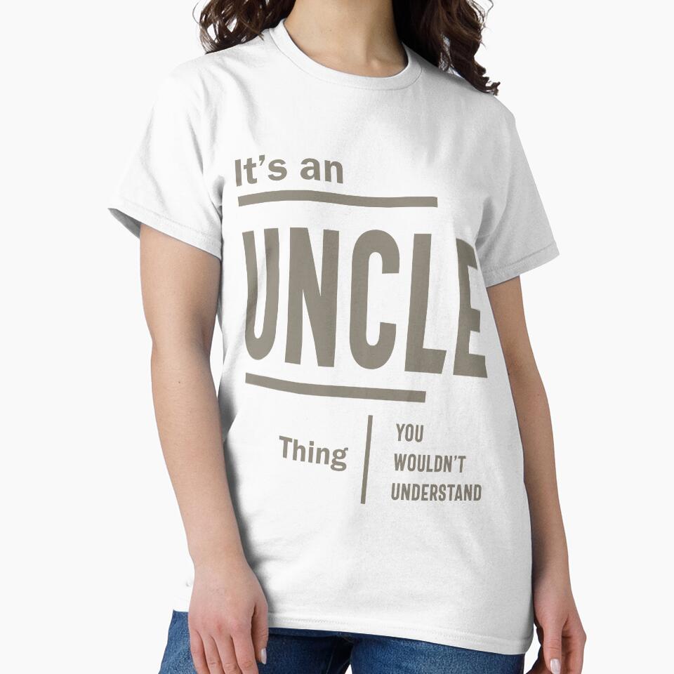 Mens It's an Uncle Thing - Father's Day Grandpa Gift by cidolopez