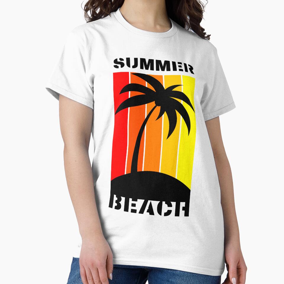 Summer Beach T-Shirt Poster Design by MTB  ElitE