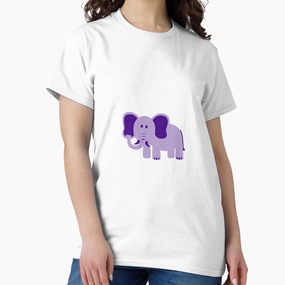 Purple elephant, cartoon by MarcoSc11