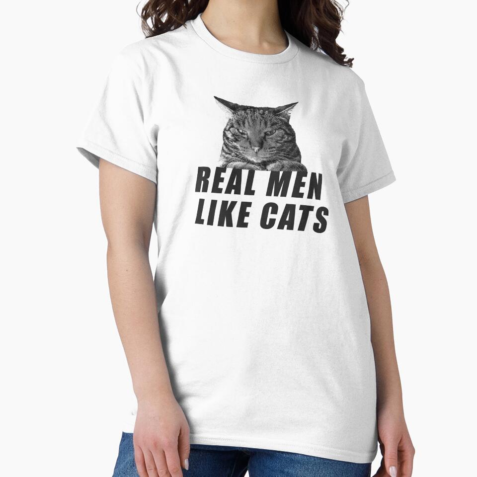 REAL MEN LIKE CATS by EnR-designs