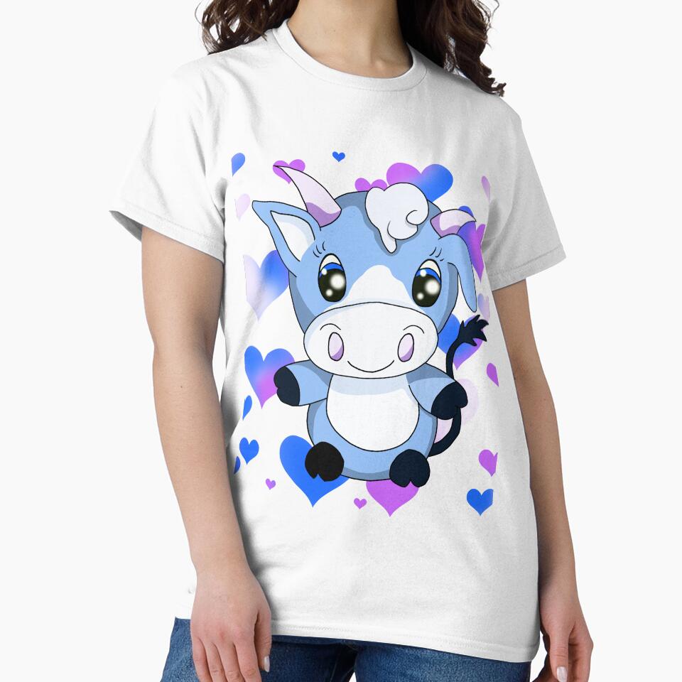 blue baby cow by BeingNow