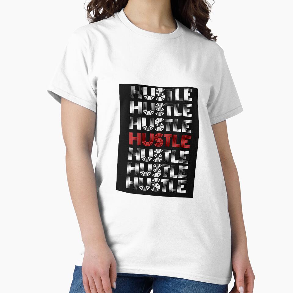 Hustle print for all the hustlers out there by shravanii